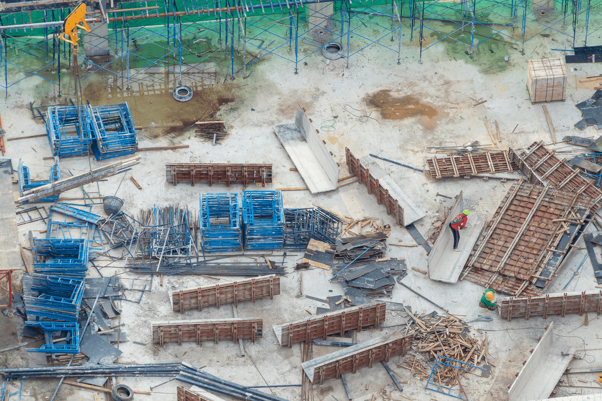 Hintergrund Baustelle
